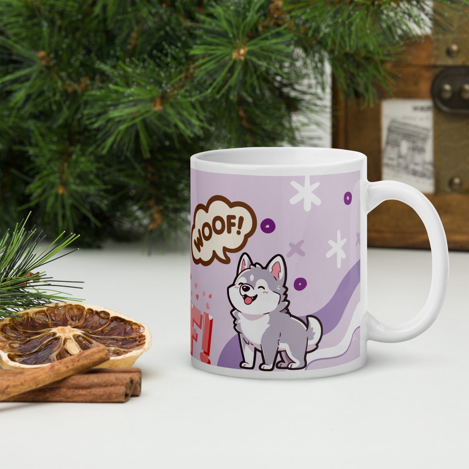 Anime BFF Pet: Classic White Glossy Ceramic Mug