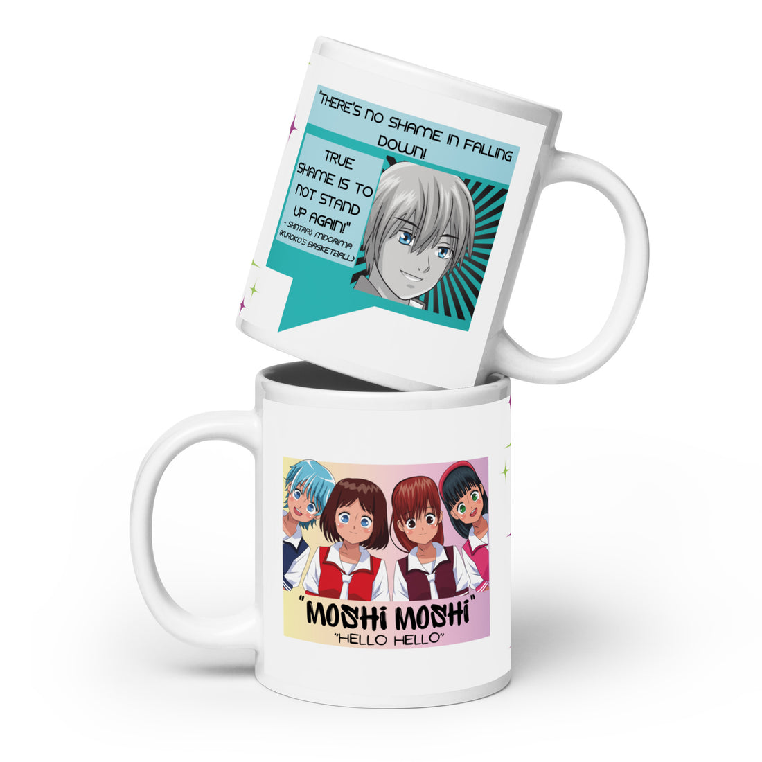 Anime Voice Over &quot;Quotes&quot;: Classic Ceramic White Glossy Mug