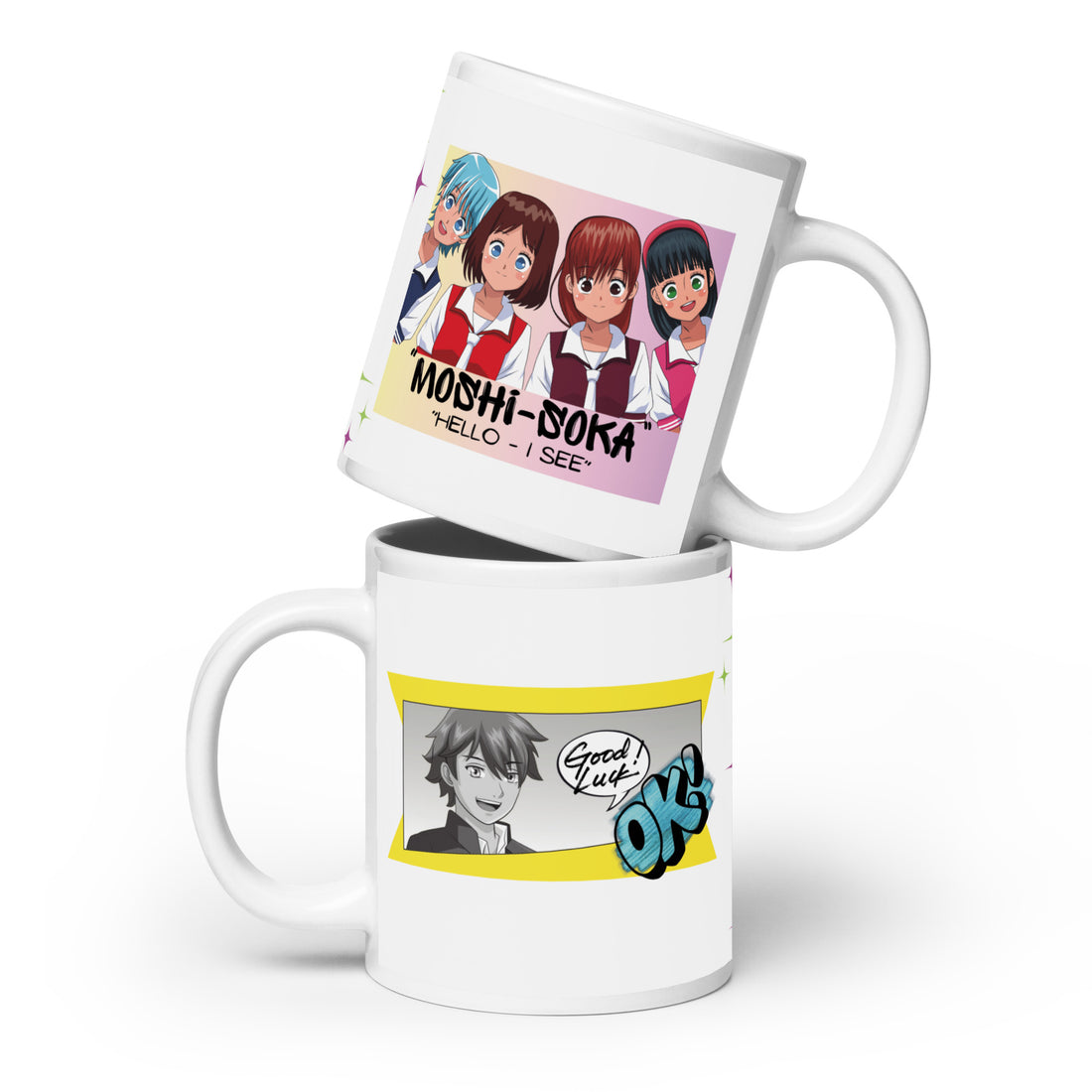 Anime Voice Over &quot;Quotes OK&quot;: Classic Ceramic White Glossy Mug