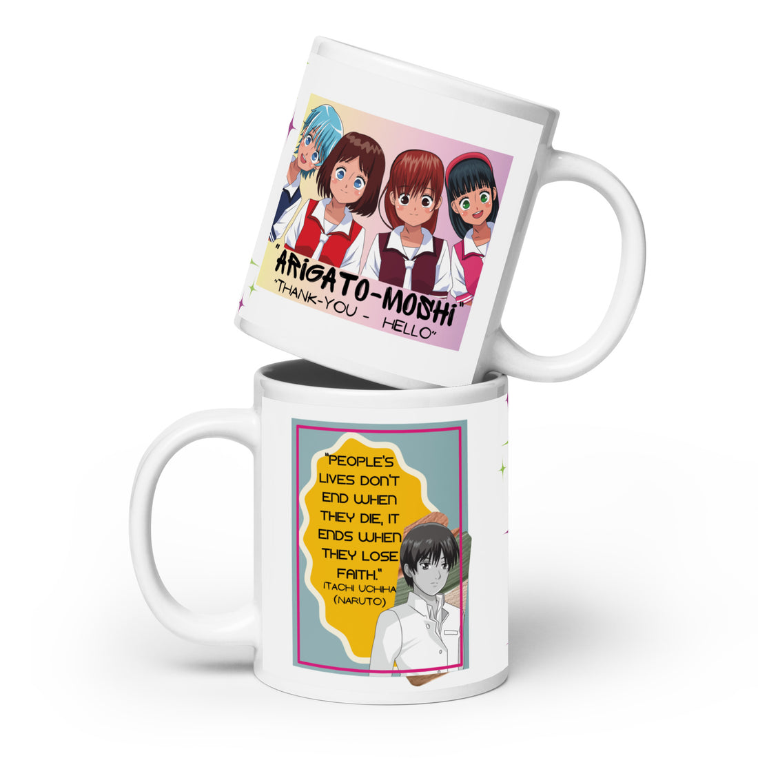 Anime Voice Over &quot;Quotes&quot;: Classic Ceramic White Glossy Mug