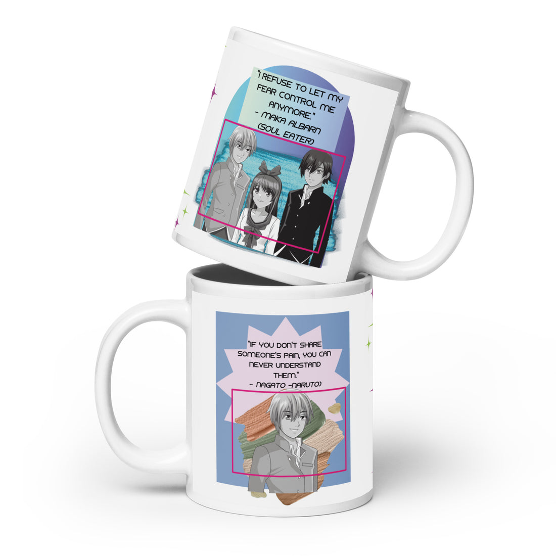 Anime Voice Over &quot;Quotes&quot;: Classic Ceramic White Glossy Mug