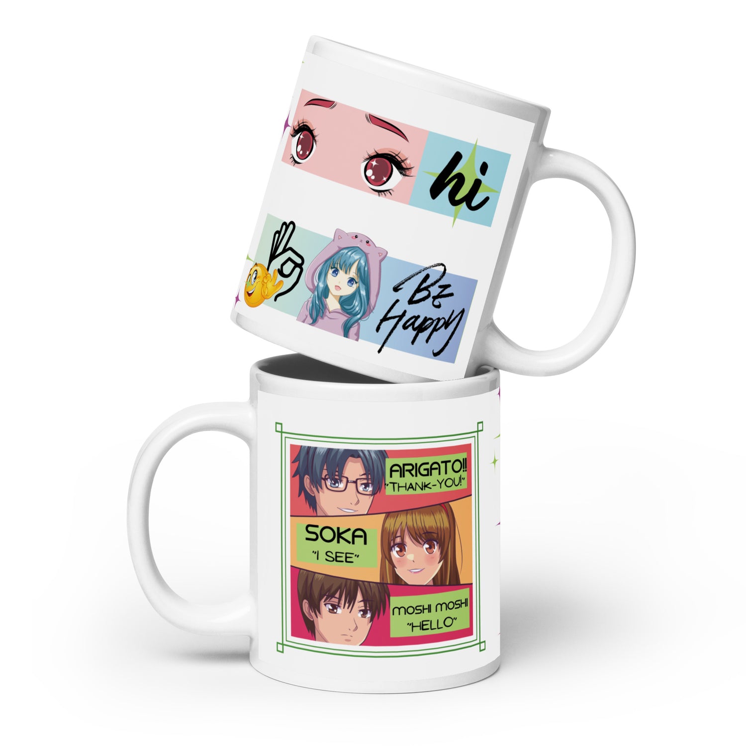 Anime Voice Over &quot;Quotes&quot;: Classic Ceramic White Glossy Mug