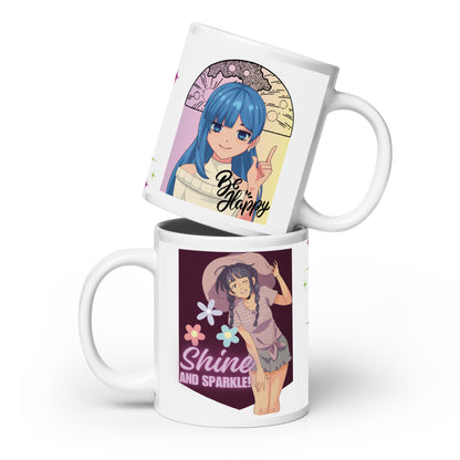 Anime Voice Over &quot;Quotes&quot;: Classic Ceramic White Glossy Mug