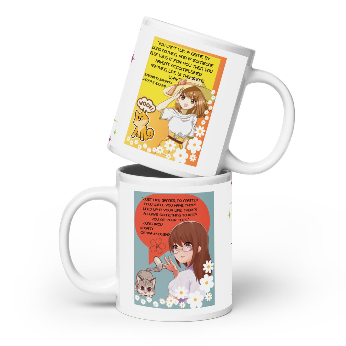 Anime Voice Over &quot;Quotes&quot;: Classic Ceramic White Glossy Mug