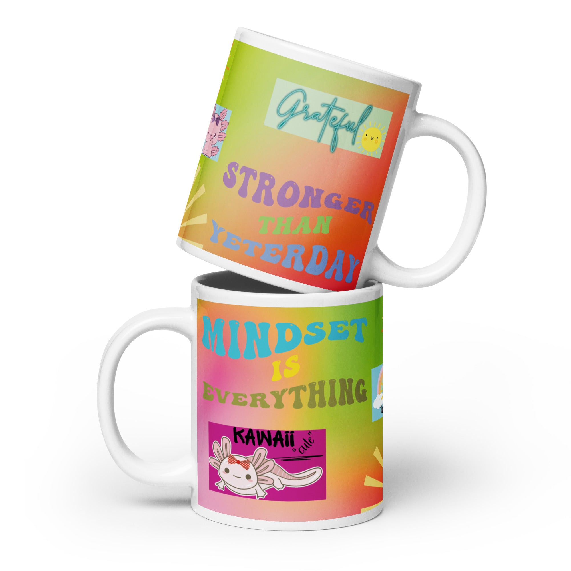 Groovy Motivational Voice Over &quot;Affirmations&quot;: Classic Ceramic White Glossy Mug