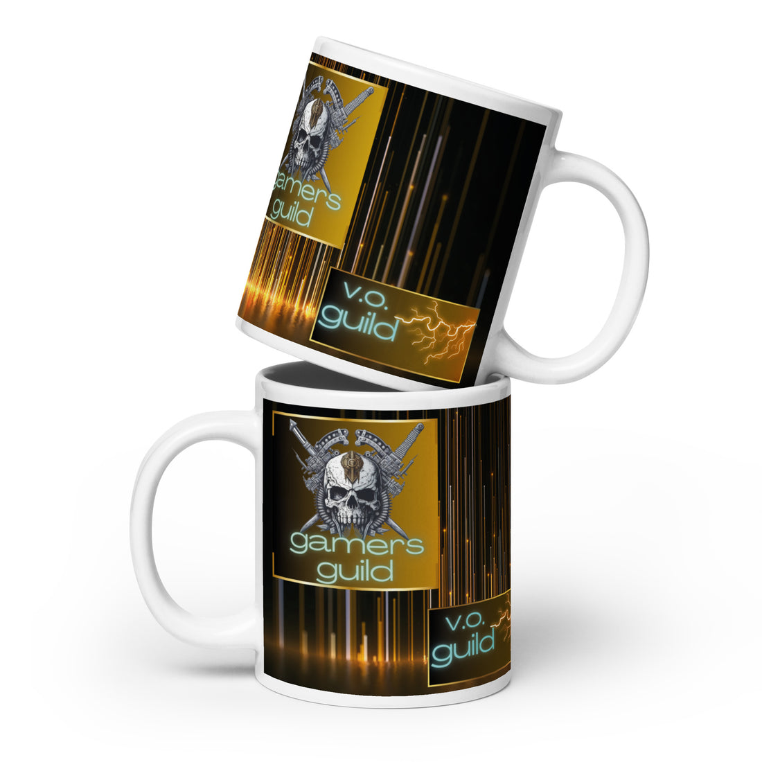 Gamers Guild Voice Over: Classic Ceramic White Glossy Mug