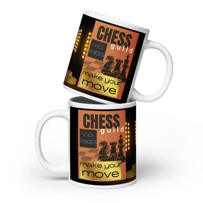 Gamer CHESS: Classic Ceramic White Glossy Mug