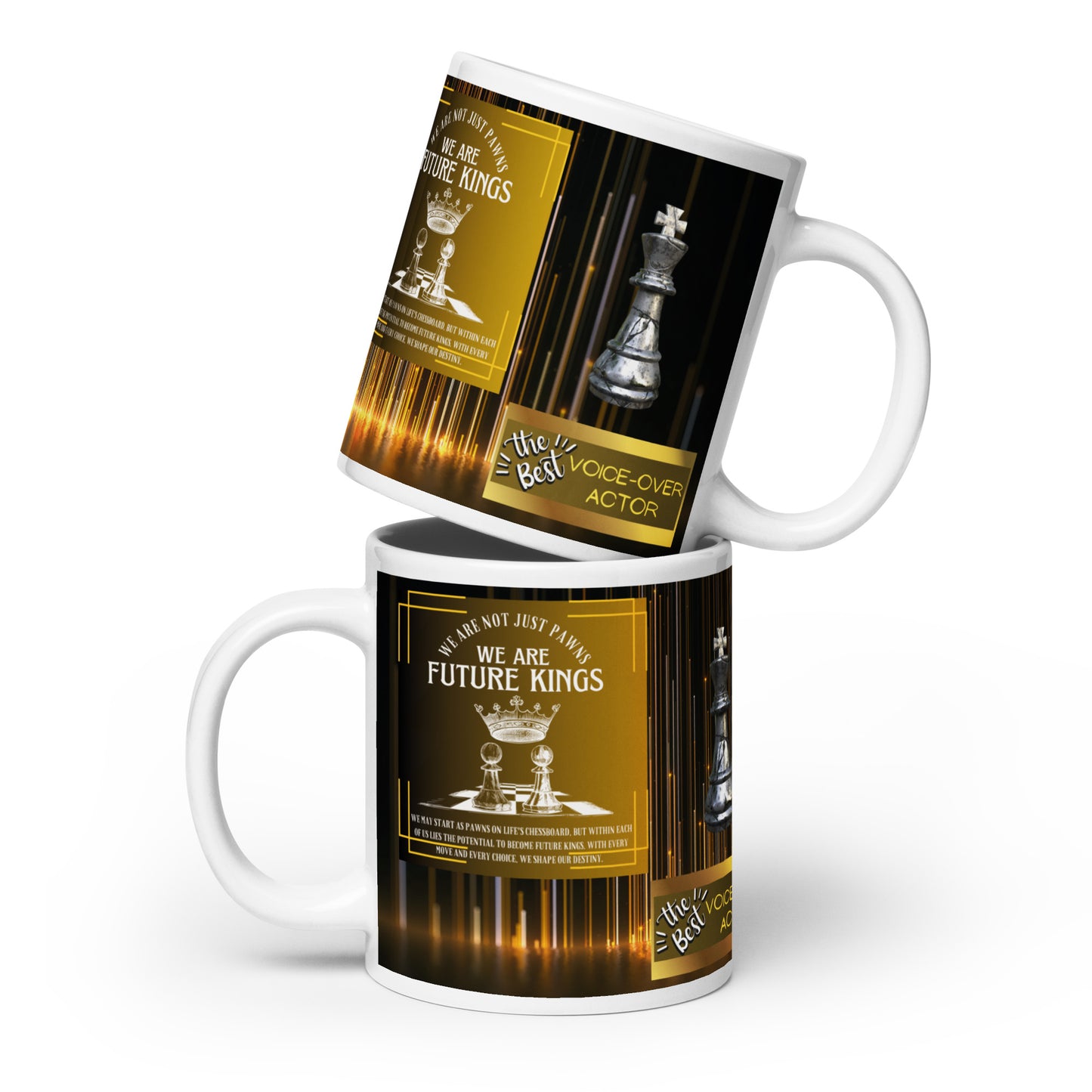 Future King Voice Over "Actor": Classic Ceramic White Glossy Mug