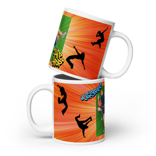 Voice Over "Urban Hip Hop": Classic Ceramic White Glossy Mug