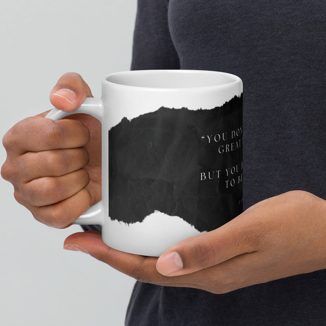 Motivational Affirmation Classic Ceramic White Glossy Mug