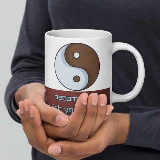 Become With Your D.A.W. White Glossy Mug